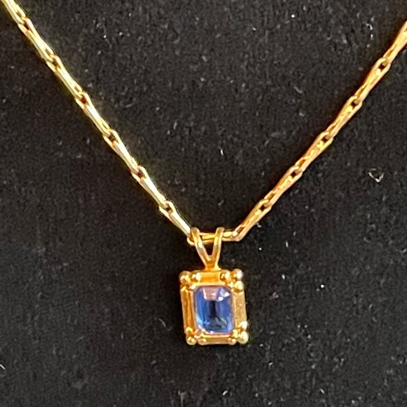 💙Vintage Merlite Chain Necklace - Picture 1 of 3